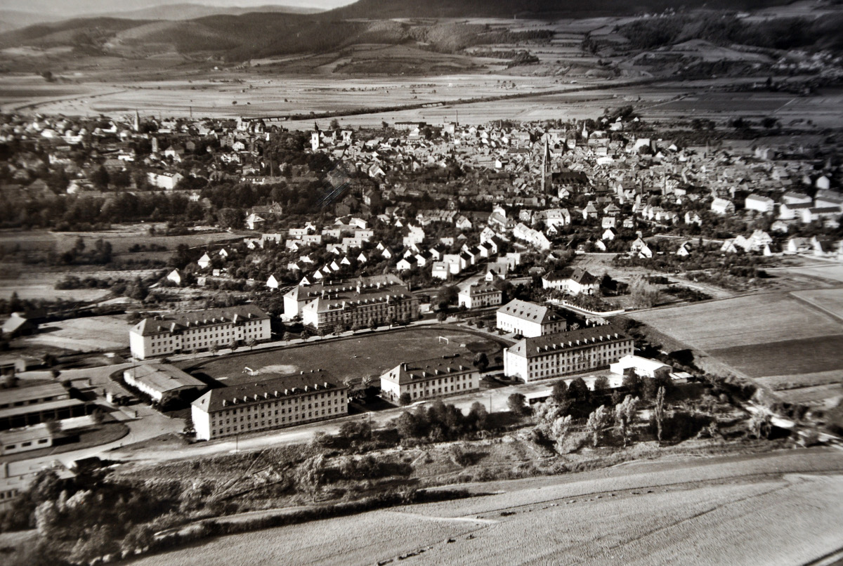 alte Postkarte Kaserne