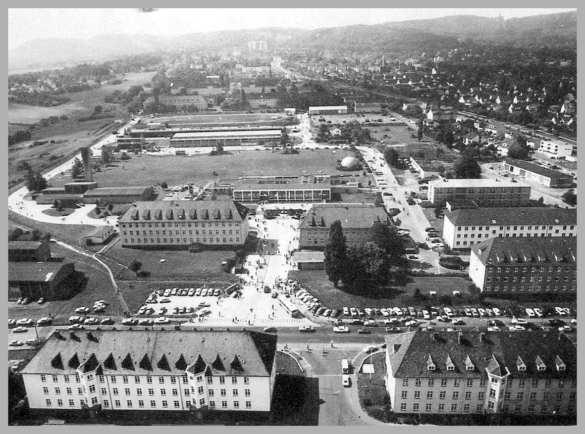 Luftaufnahme Hindenburg-Kaserne 1977