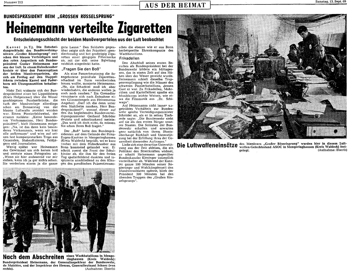 Rösselsrpung Presse 13.09.69