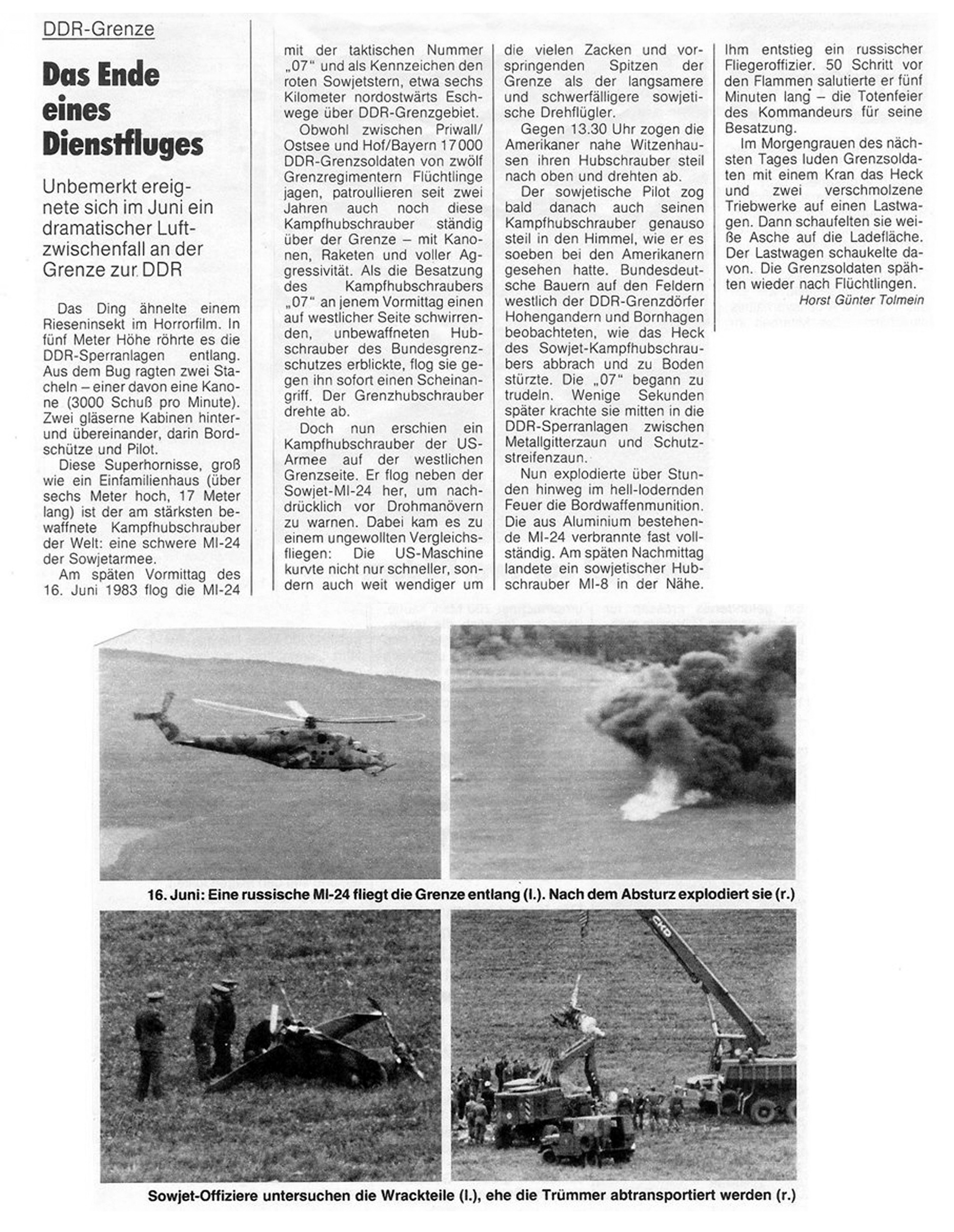 Pressemeldung Juni 1983